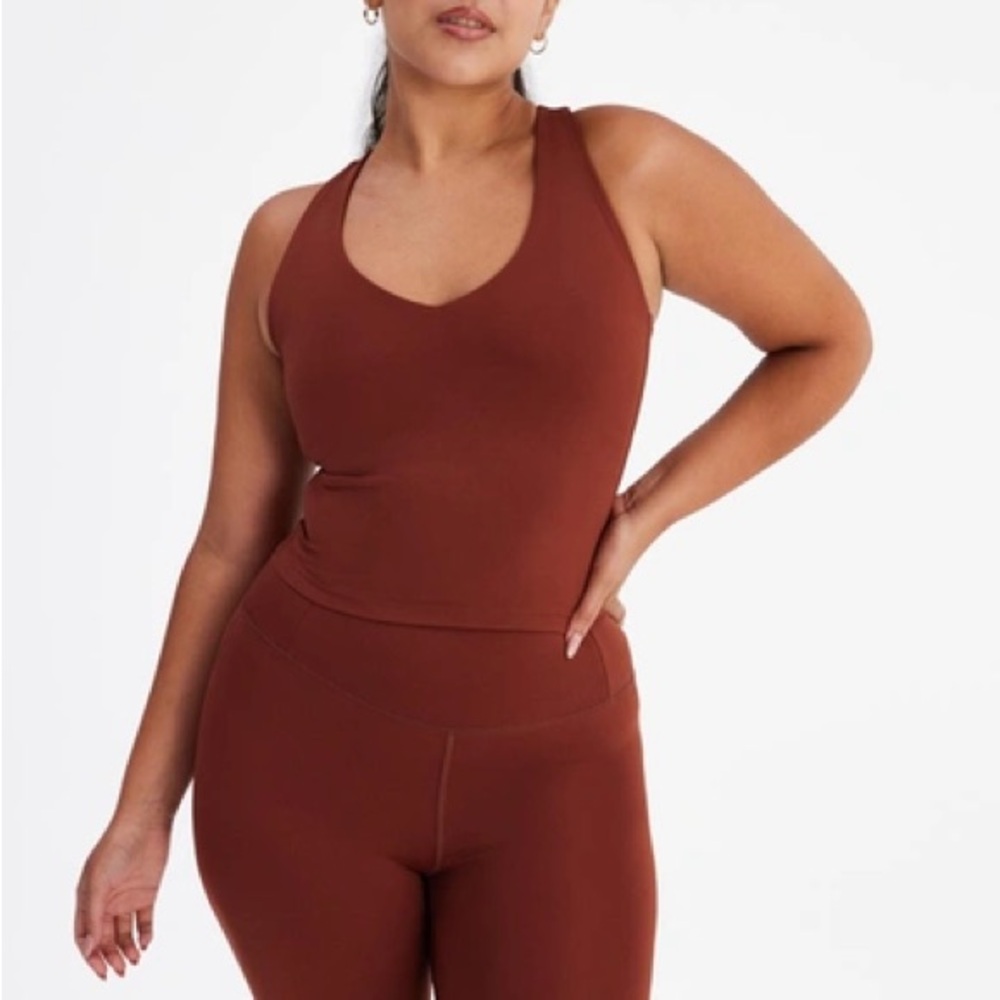 Girlfriend Collective Mahogany Zoe Superstretch Tank